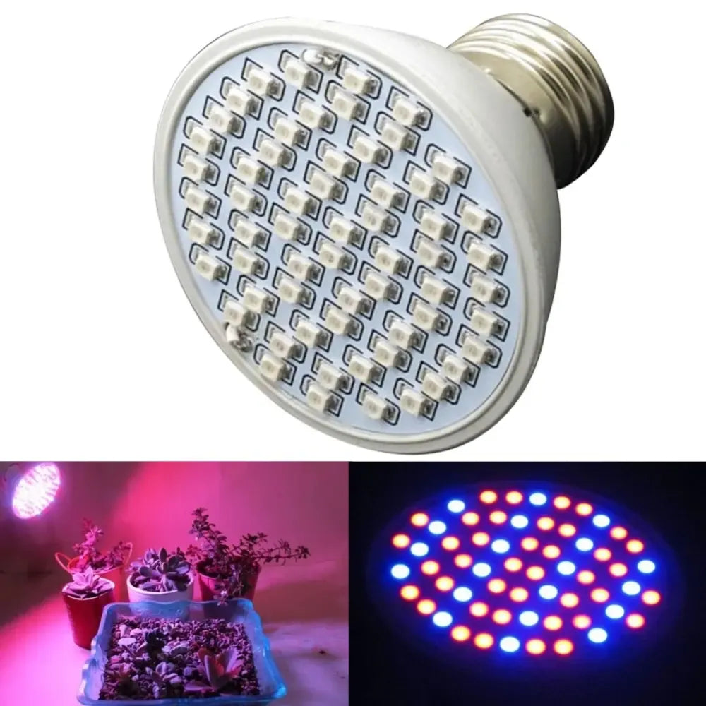 15W LED augalų auginimo lempa su šviesos spektru fotosintezei skatinti, tinkama namų augalams ir sodininkystei