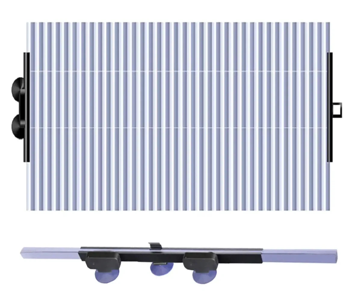 Universalios automobilių žaliuzės nuo saulės, 150x70 cm, montuojamos automobiliui, apsaugo nuo saulės spindulių ir karščio.