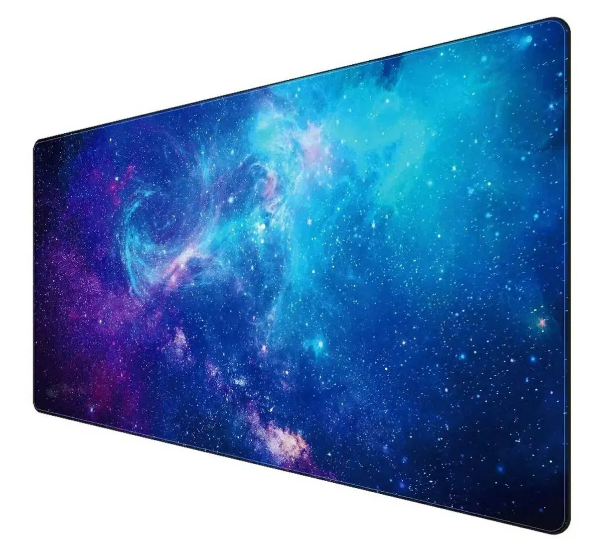 Didelis žaidimų klaviatūros ir pelės kilimėlis 90x40 cm, stilingas ir patogus darbui ar žaidimams kompiuteriu.