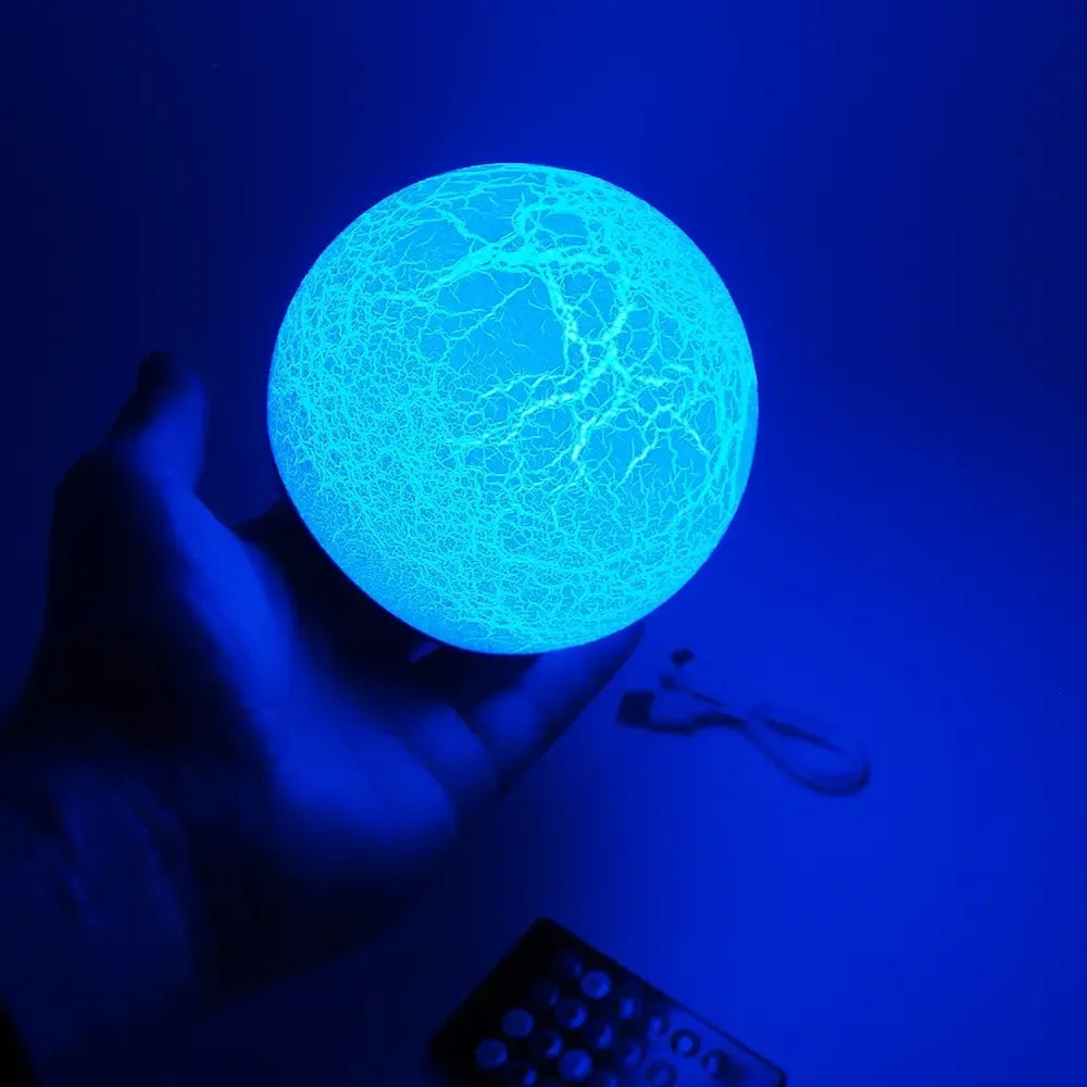 LED dekoracija Lava su kolonėle, šviesos ir garso efektai, moderni dekoracija namams ar renginiams, su šviesos elementais ir kolonėle.