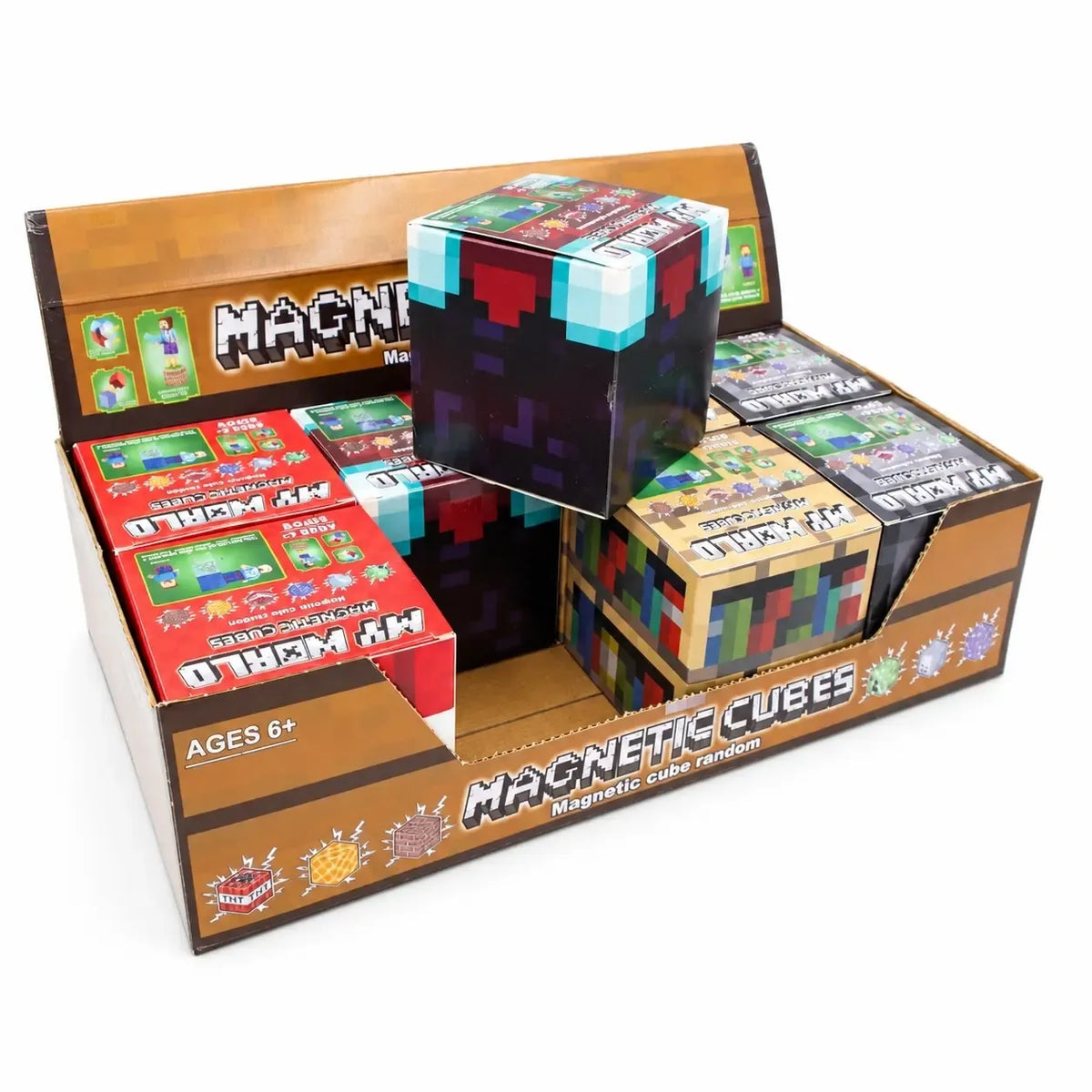 Magnētiskais konstruktors Minecraft stilā