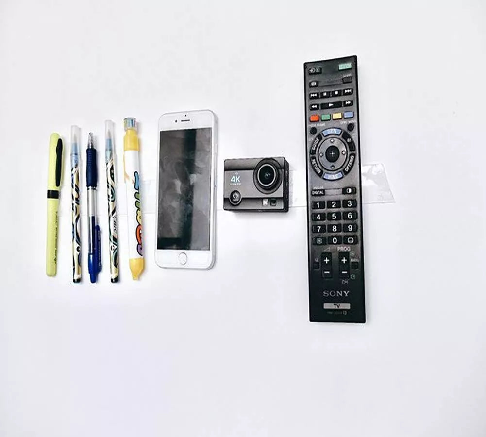 Dvipusė daugkartinė lipni juosta Ivy Grip Tape, 3 metrai, matoma juostelė su lipnia danga ir klijuojama prie paviršių.