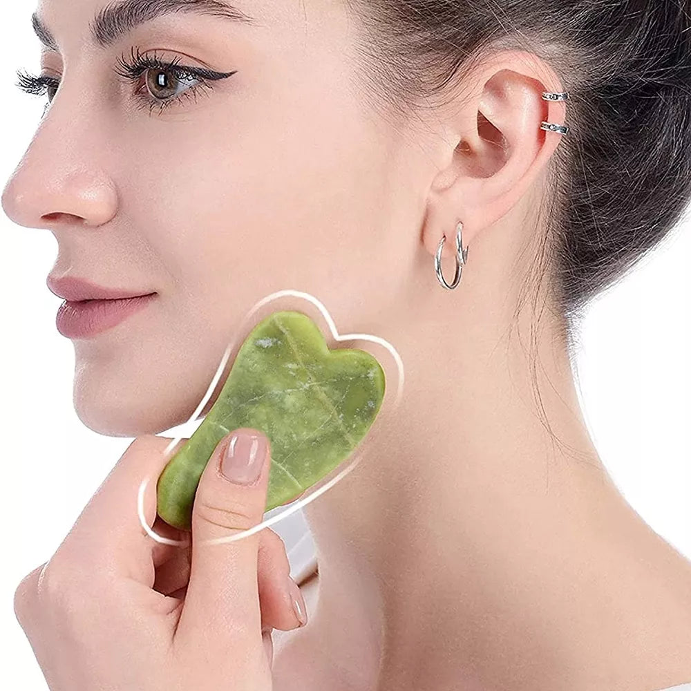 GUASHA nefrīta plāksne jadeite
