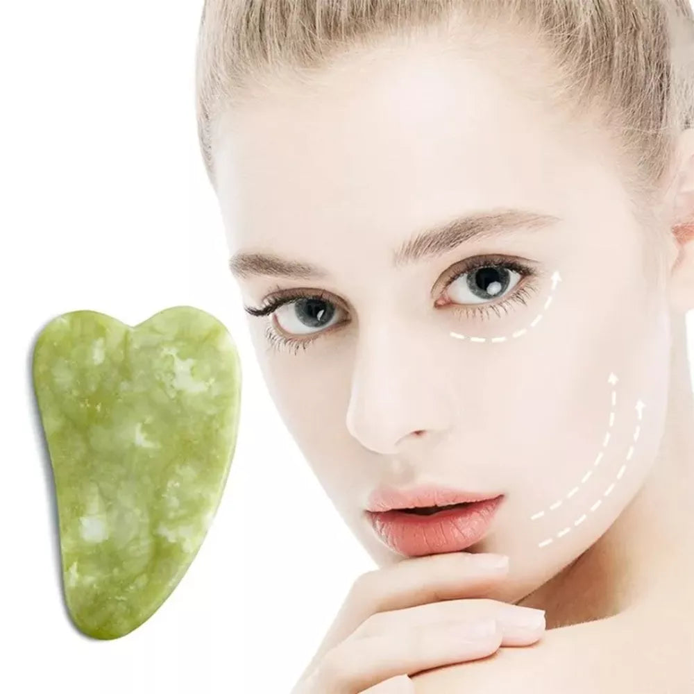 GUASHA nefrīta plāksne jadeite