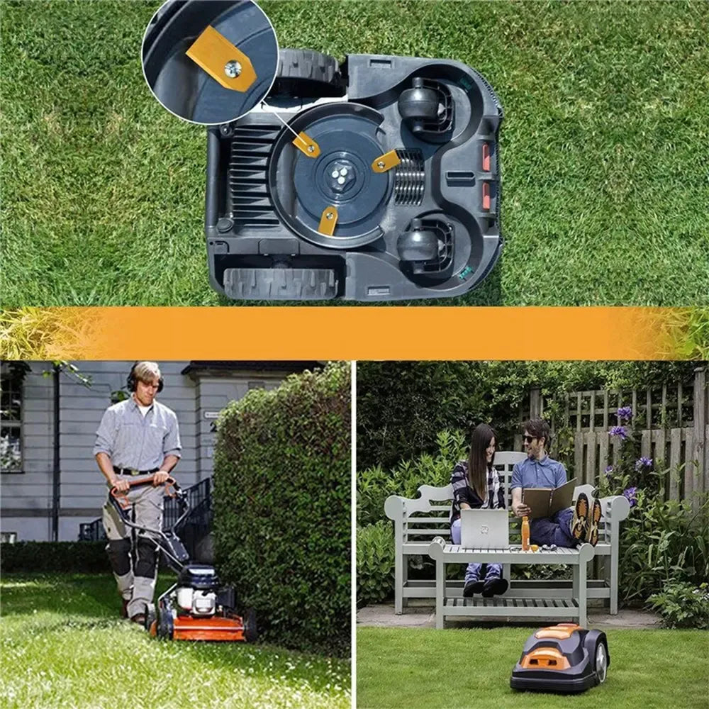 Vejos robotų peiliukų komplektas, 9 vnt., Husqvarna Automower, aštrūs ir patvarūs peiliai vejai ir žolės pjovimui.