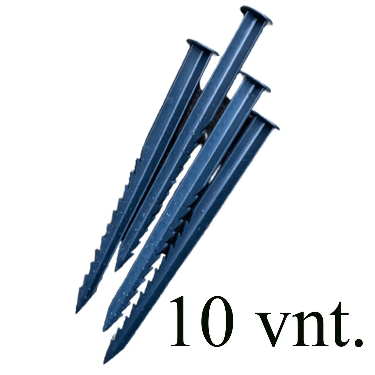 Plastikinės vinys PLUS, 10 vnt., baltos spalvos, lengvos ir stiprios plastikinės vinys, skirtos tvirtinimui ir remontui