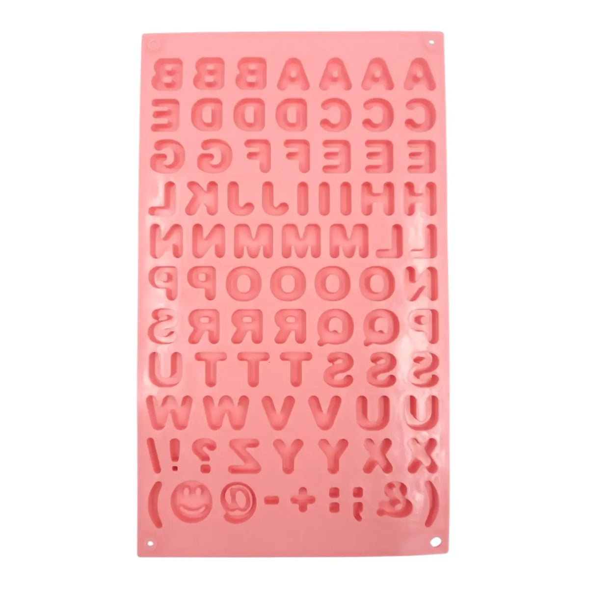 Silikona forma burtiem – 29,5 × 17 × 0,6 cm