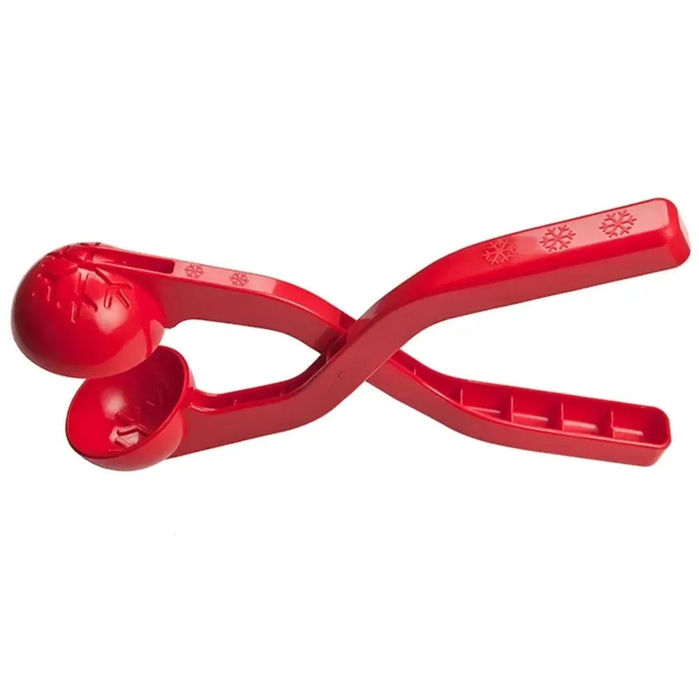 Sniego gniūžčių gaminimo forma Ballmaker, plastikinė forma sniego kamuolių kūrimui, su rankenomis ir apvaliomis formomis.