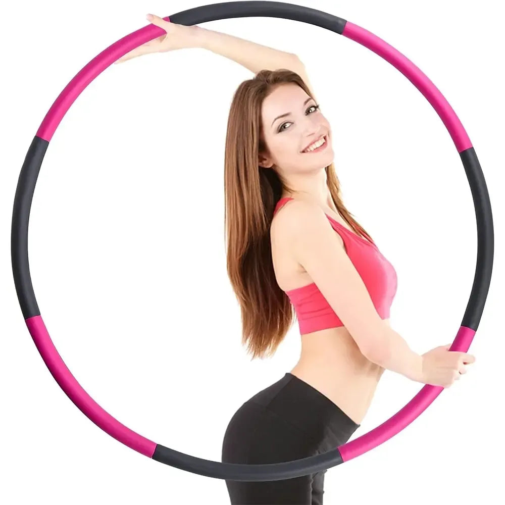 Sportinis Hula Hoop lankas su paminkštinimu, minkšta ir patogi sporto įranga aktyviam laisvalaikiui.