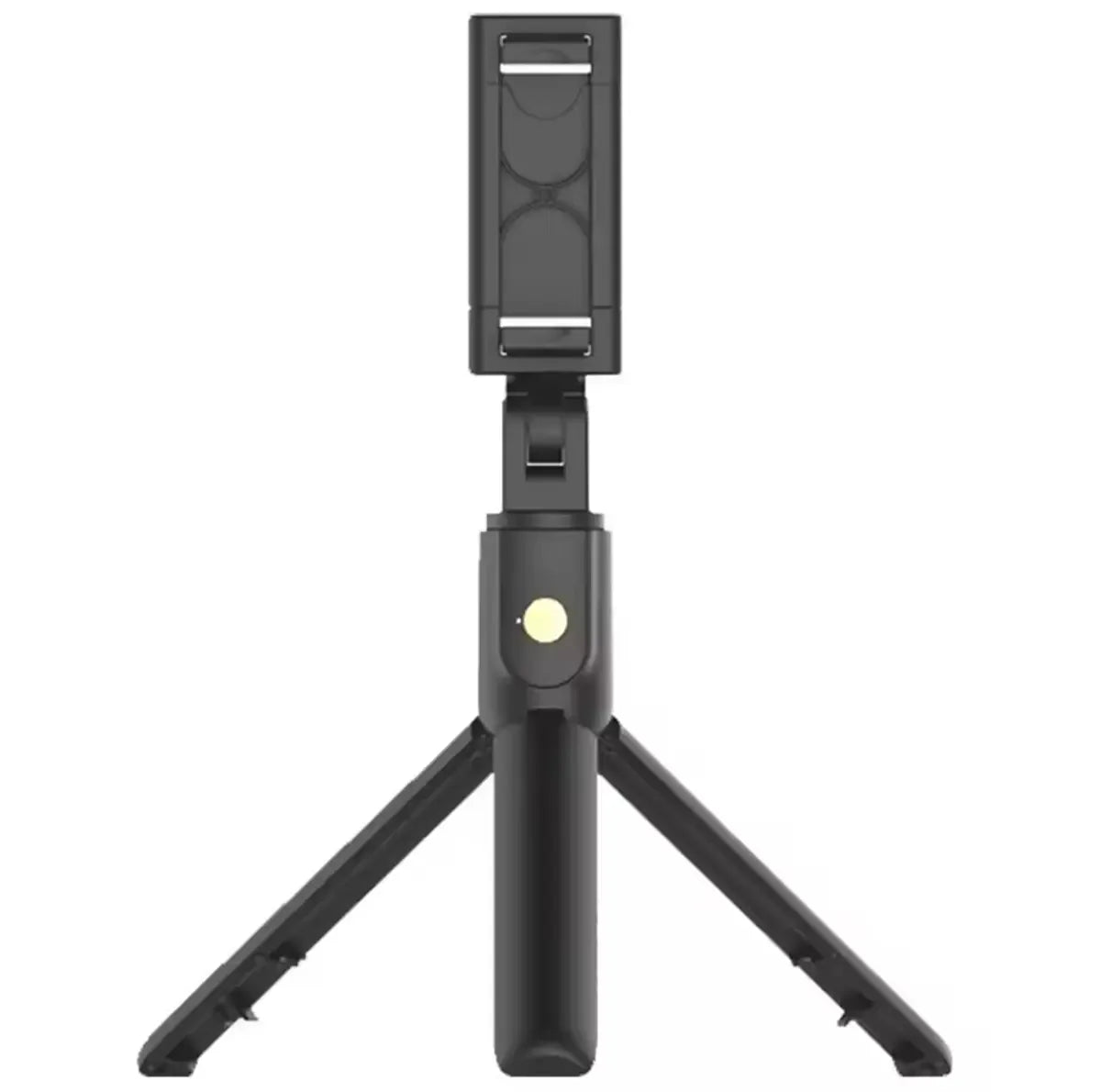 Universalus telefonų trikojis su Bluetooth nuotolinio valdymo pulteliu, stabilus ir lankstus telefonui fotografuoti ar filmuoti.