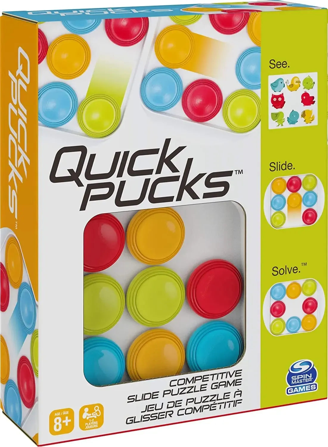Vaikų stalo žaidimas Puck puzzle, spalvingas ir lavinantis dėlionės žaidimas su mažomis dalimis, skirtas mokymuisi ir pramogai.