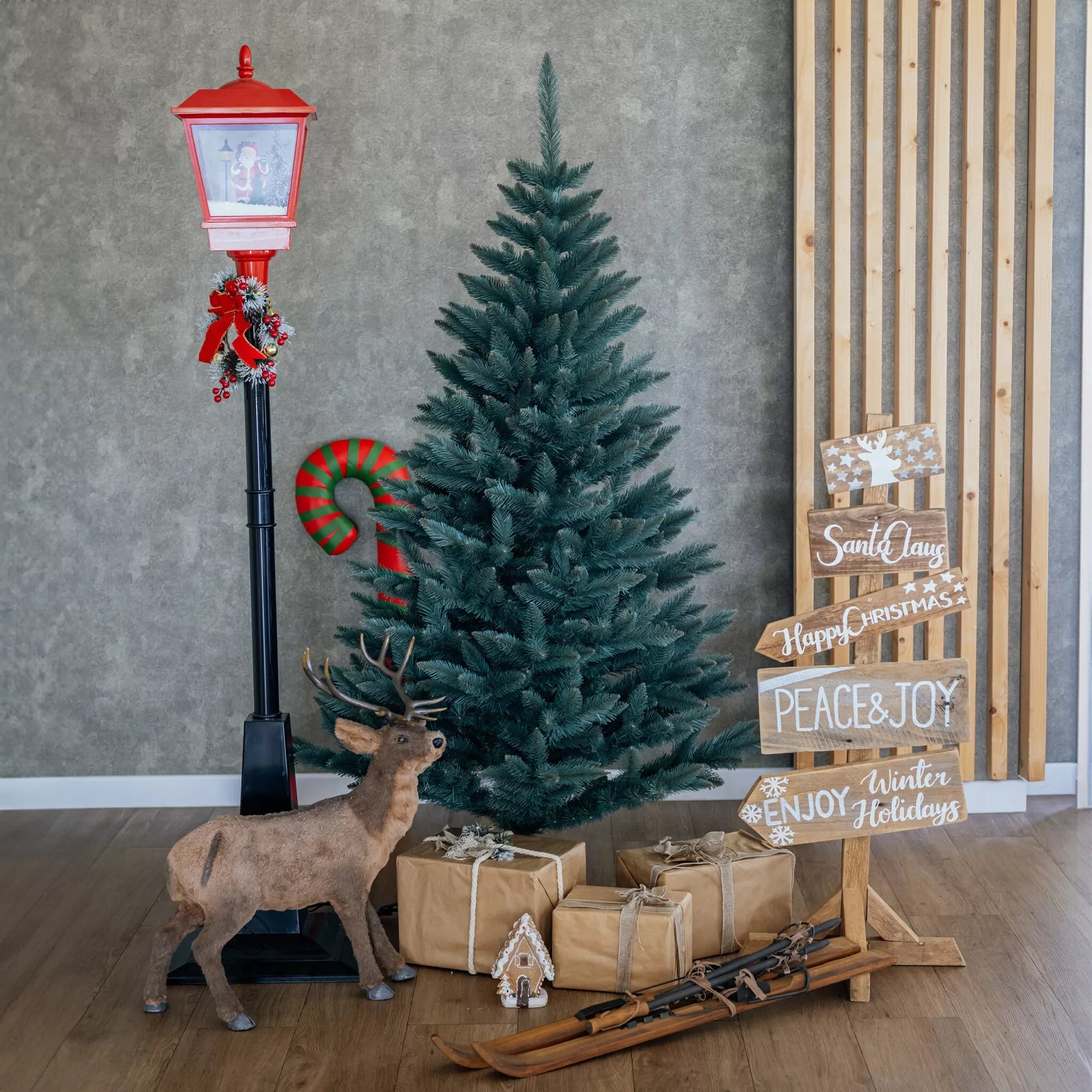 120 cm Dirbtinė Kalėdų eglutė Siberian Spruce