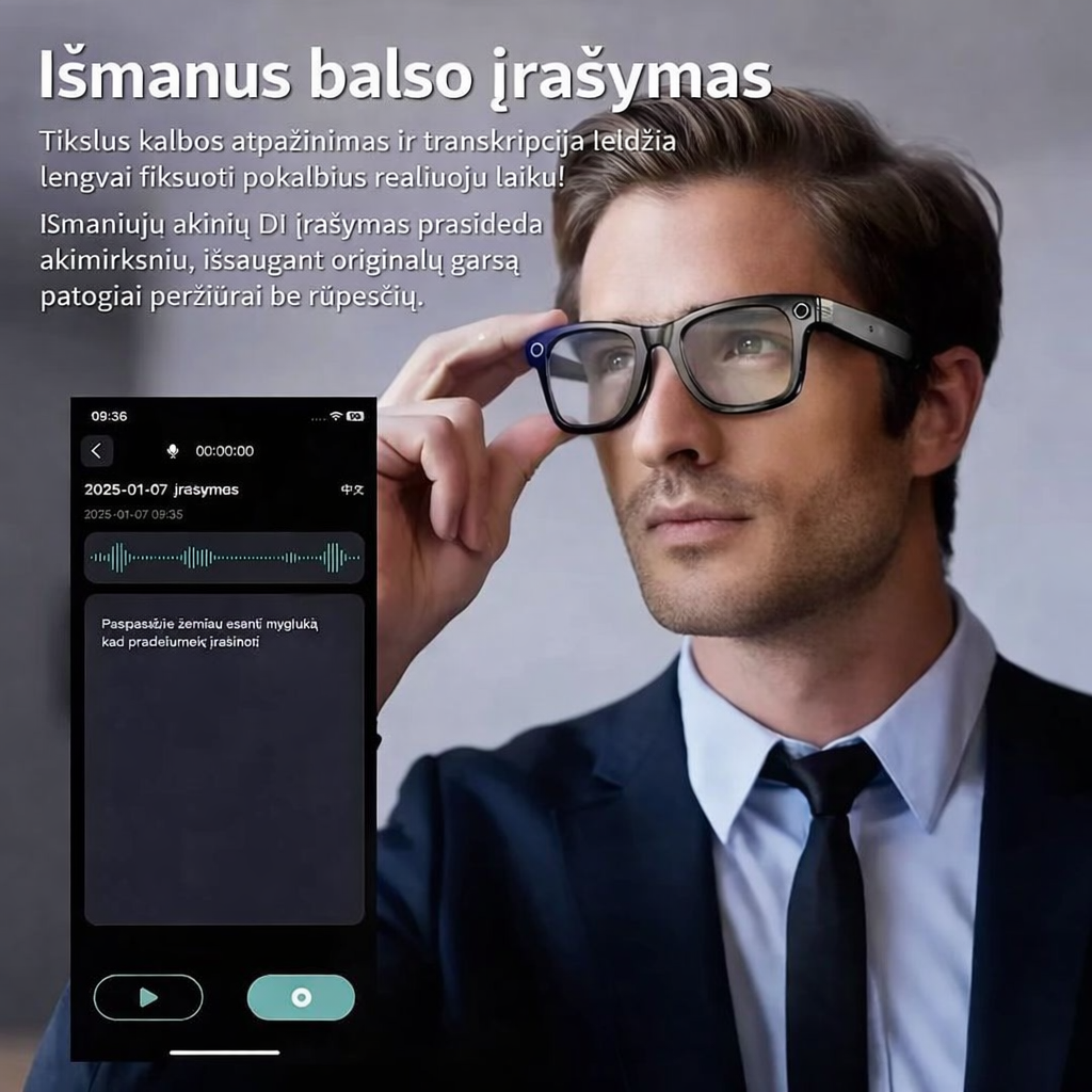 Mākslīgā intelekta filmēšanas brilles