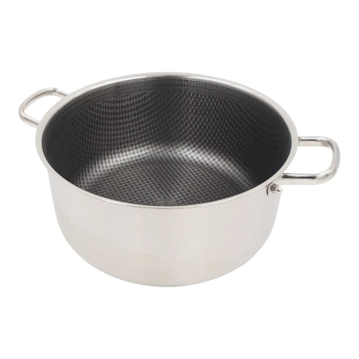 Nerūdijančio plieno puodas OSFÉ Tri-Ply, 32 cm, 12 litrų su dangčiu, virtuvės reikmenys, maisto gaminimas