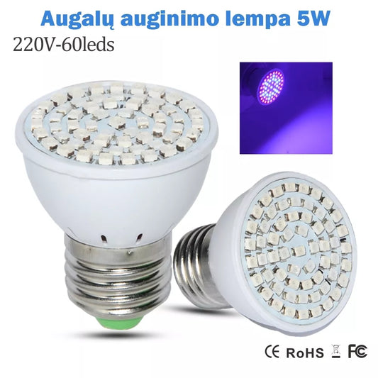 5W augu audzēšanas lampa