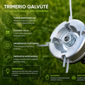 Trimmera galva zāles pļaušanai