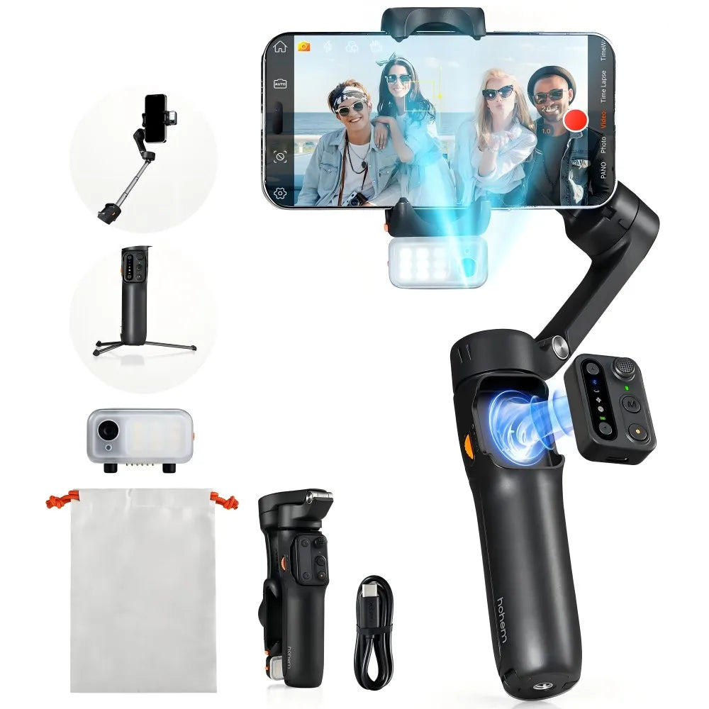 Hohem V3 viedtālruņa stabilizators — padariet savus kadrus profesionālus!