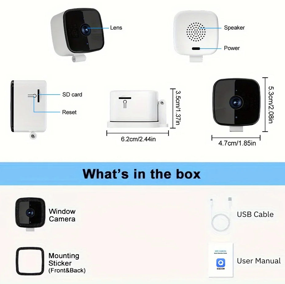 viedā Wi-Fi kamera + 64GB atmiņas karte dāvanā