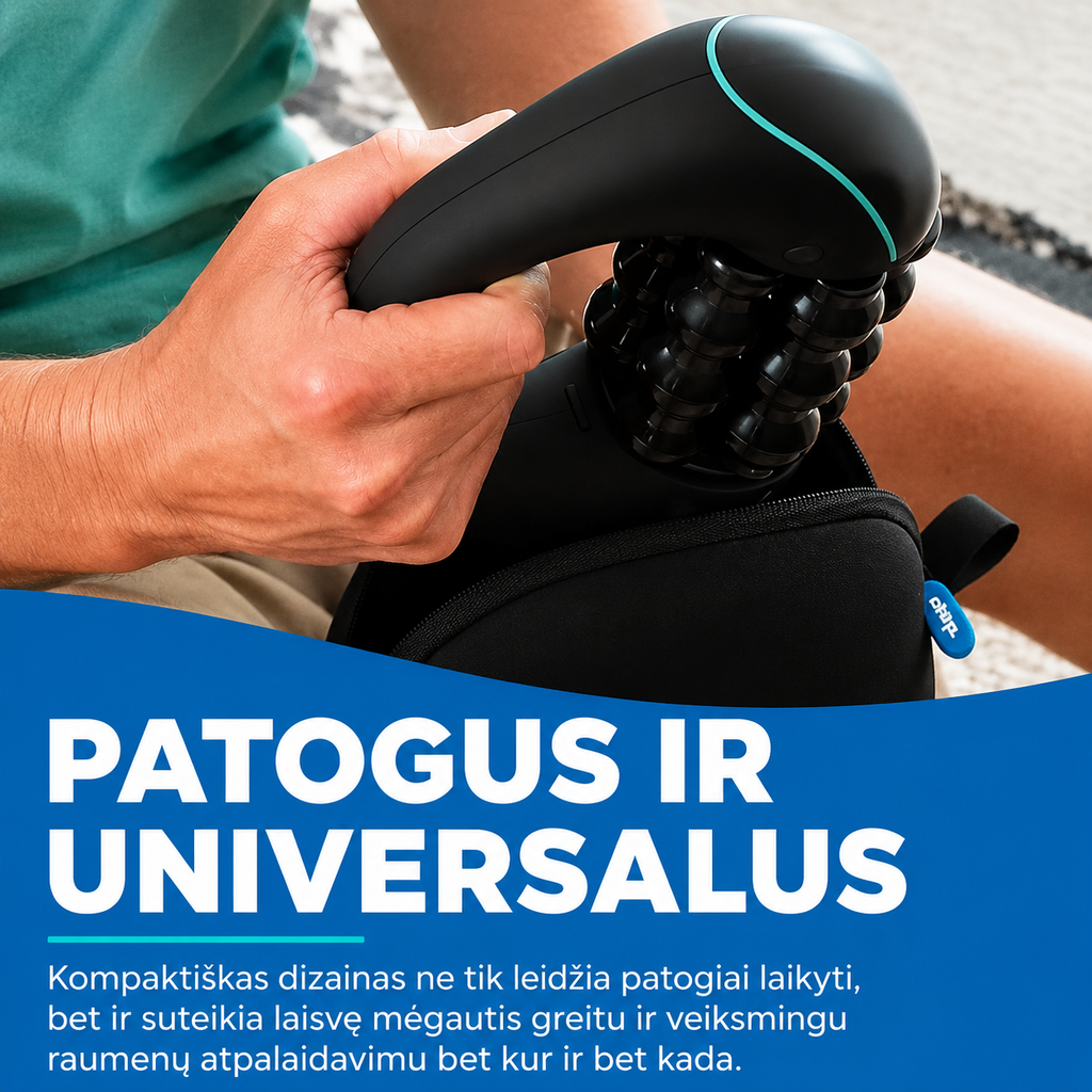 Elektriskais masieris "RPM Mini" – spēcīga muskuļu relaksācija