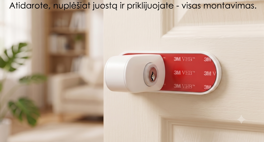 Privātums 3 minūšu laikā: slēdzene, kas pasargā jūsu personīgo telpu un mieru