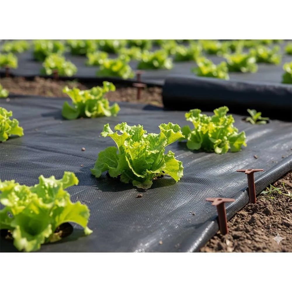 Agroplėvelė nuo piktžolių 1 x 10 m, juoda, 50 g/m²