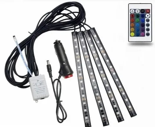 Automobiļa LED RGB lentes 22 cm