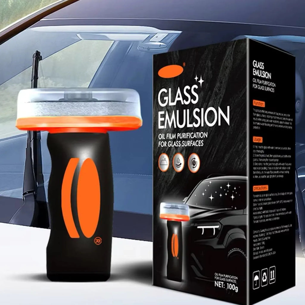 Automobilio stiklo valymo emulsija su aplikatoriumi