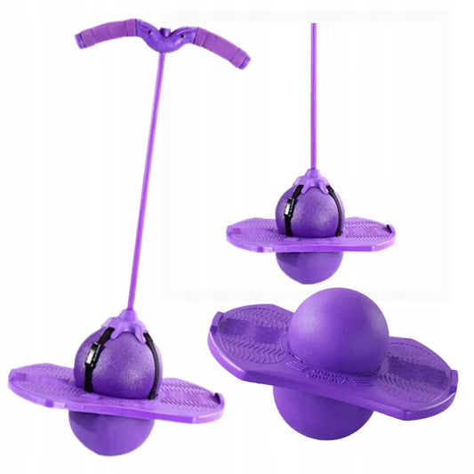 Balansējošs šūpuļkrēsls "POGO" violetā krāsā