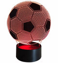 Dekoratyvinė LED lempa, futbolo kamuolio formos