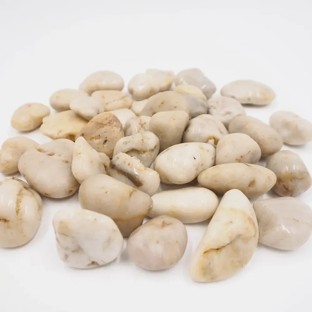 Dekoratyviniai akmenukai, 500 g, natūralūs akmenukai sodui ir dekoracijoms, įvairių spalvų ir formų.