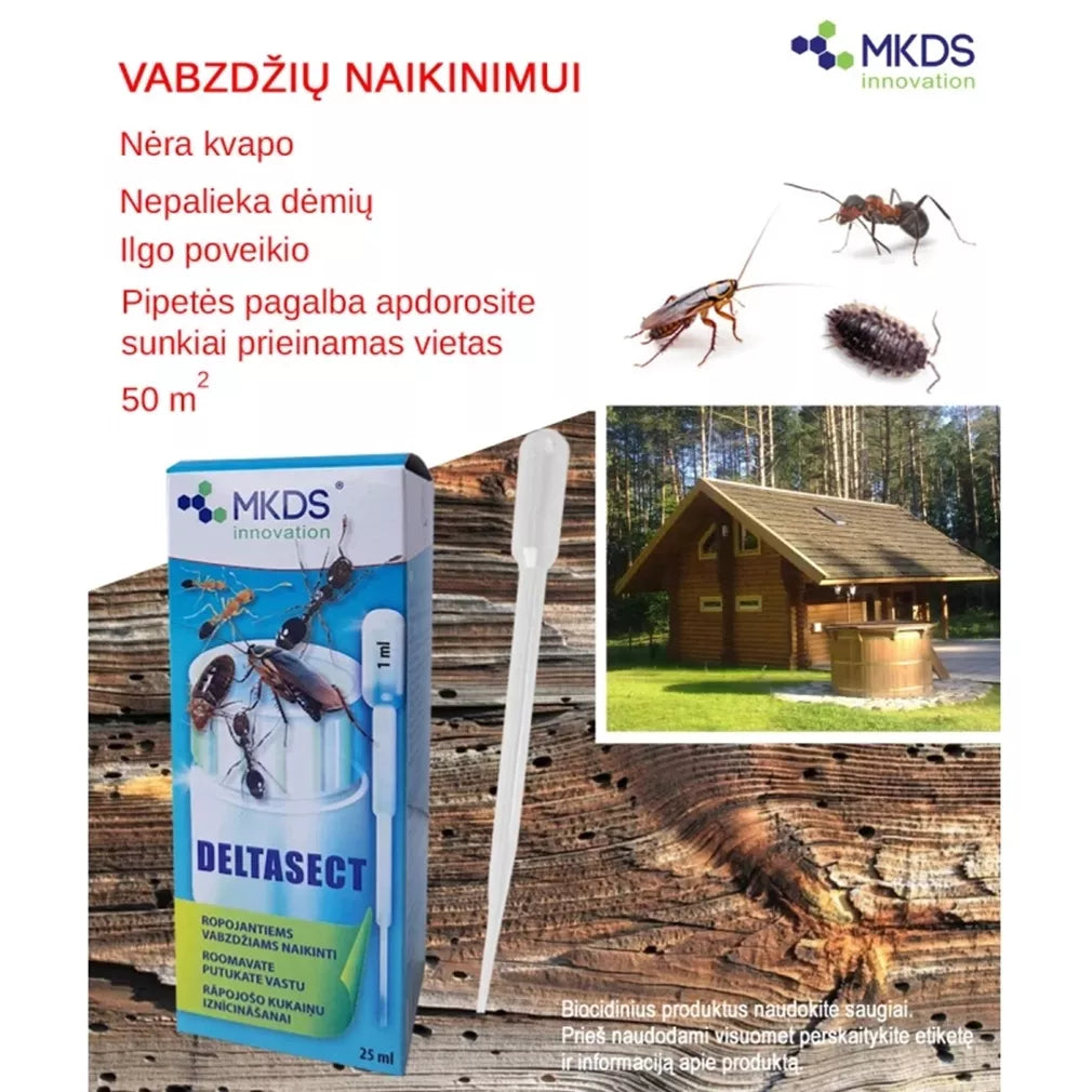 Deltasect biocidas-insekticidas, 25 ml