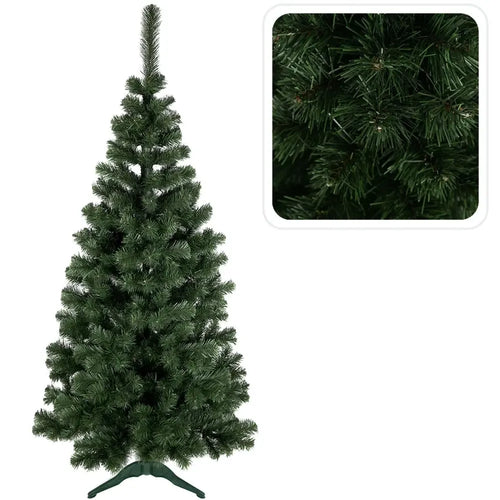 Dirbtinė Kalėdų eglutė Baltica Pine, 180 cm, tanki ir natūrali, klasikinio stiliaus, su žalios spalvos šakomis.