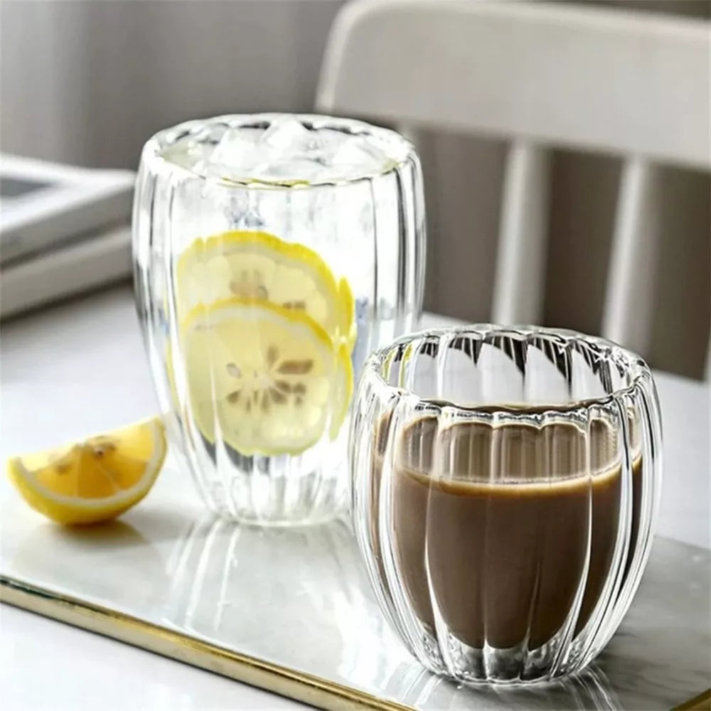 Dvigubo stiklo puodelis 250ML.