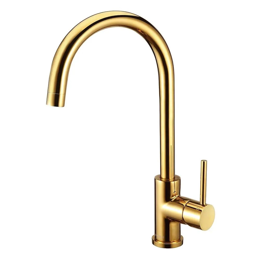 Elegantiškas ir modernus ADORA Imperia U Gold virtuvinis maišytuvas