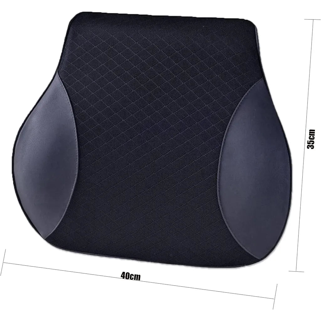 Ergonominių pagalvių rinkinys automobiliui JUODA