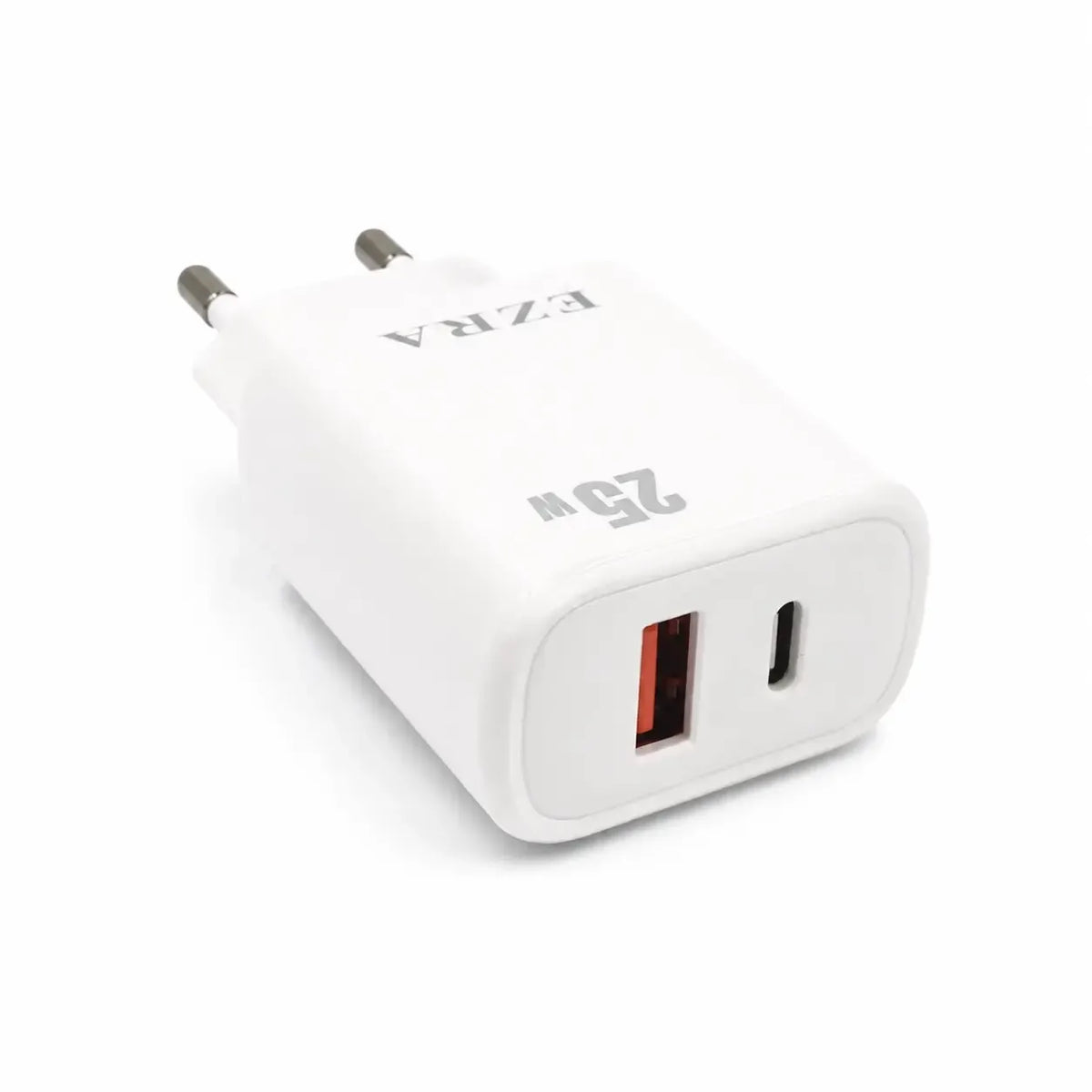 Greitojo įkrovimo adapteris EZRA HC175 25 W, juodas, su USB jungtimi, skirtas greitam įkrovimui ir patogiam naudojimui.