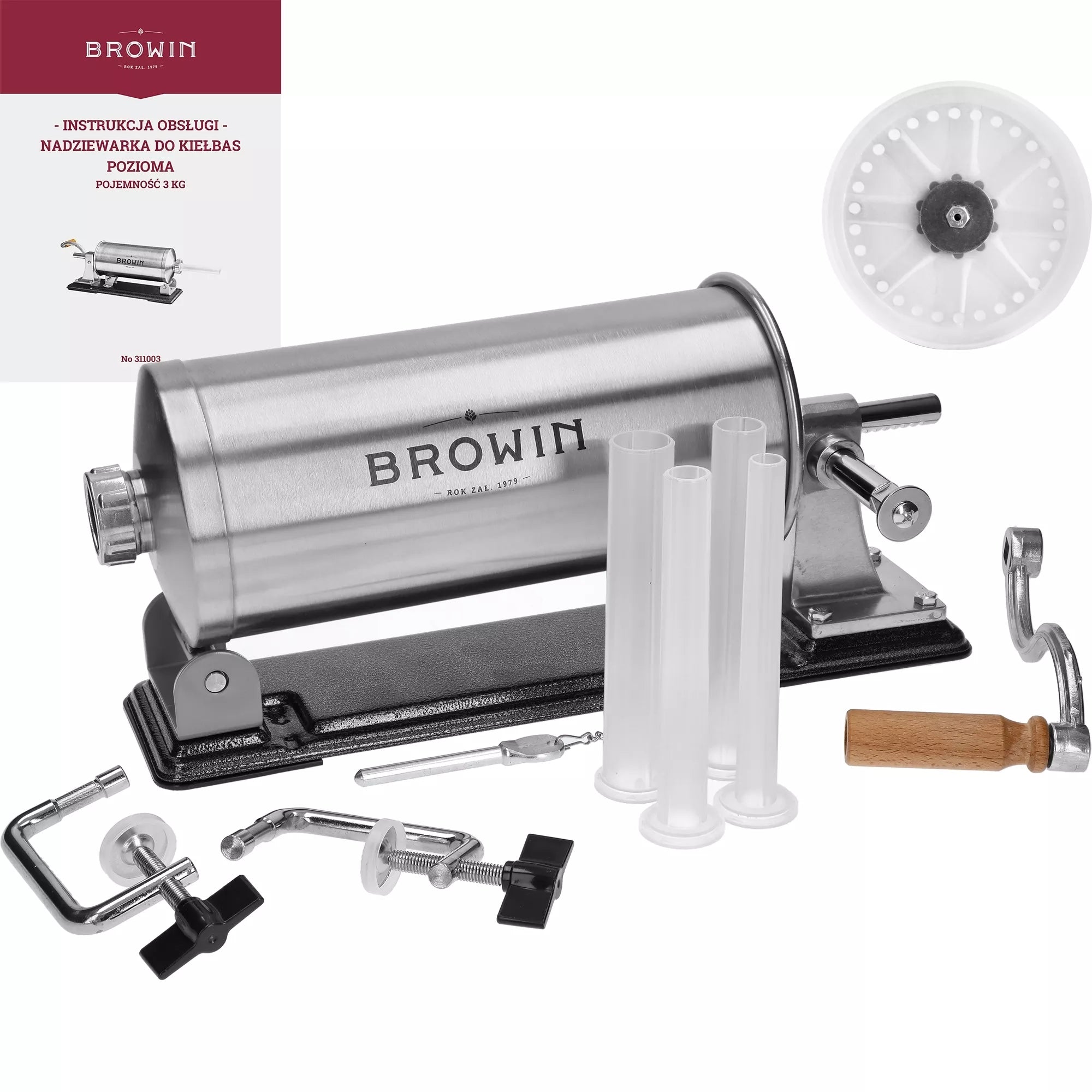 Horizontalus dešrelių kimštuvas 3 kg