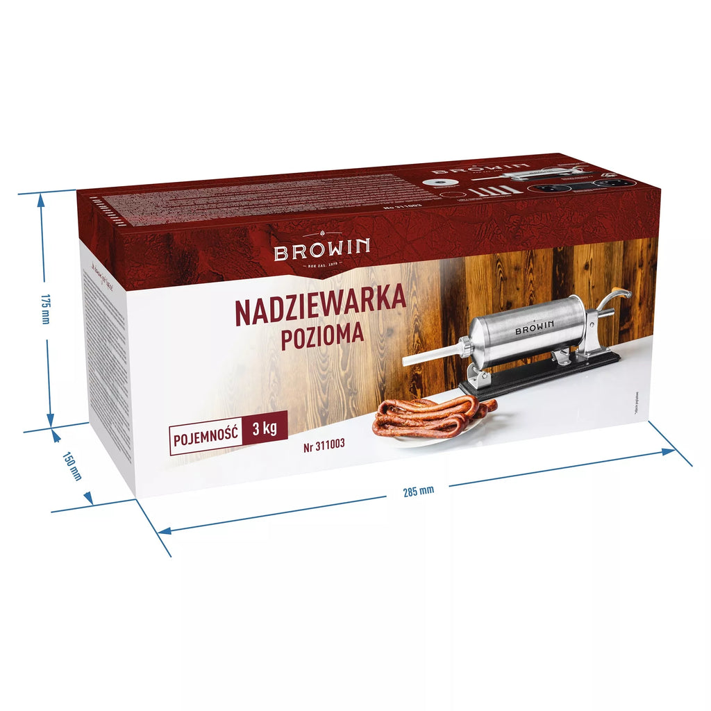 Horizontalus dešrelių kimštuvas 3 kg