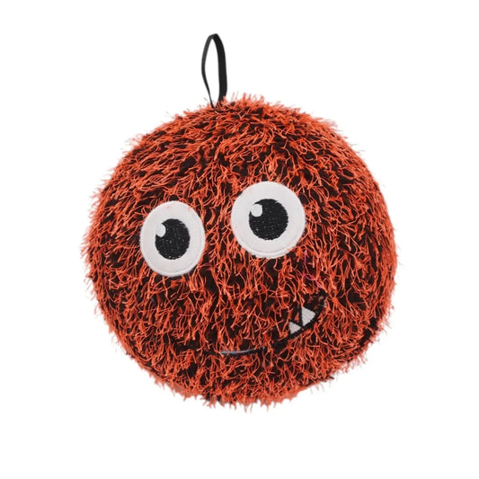 Pliušinis pripučiamas kamuolys su šypsenėle, 20 cm, minkštas ir spalvingas žaislas vaikams.