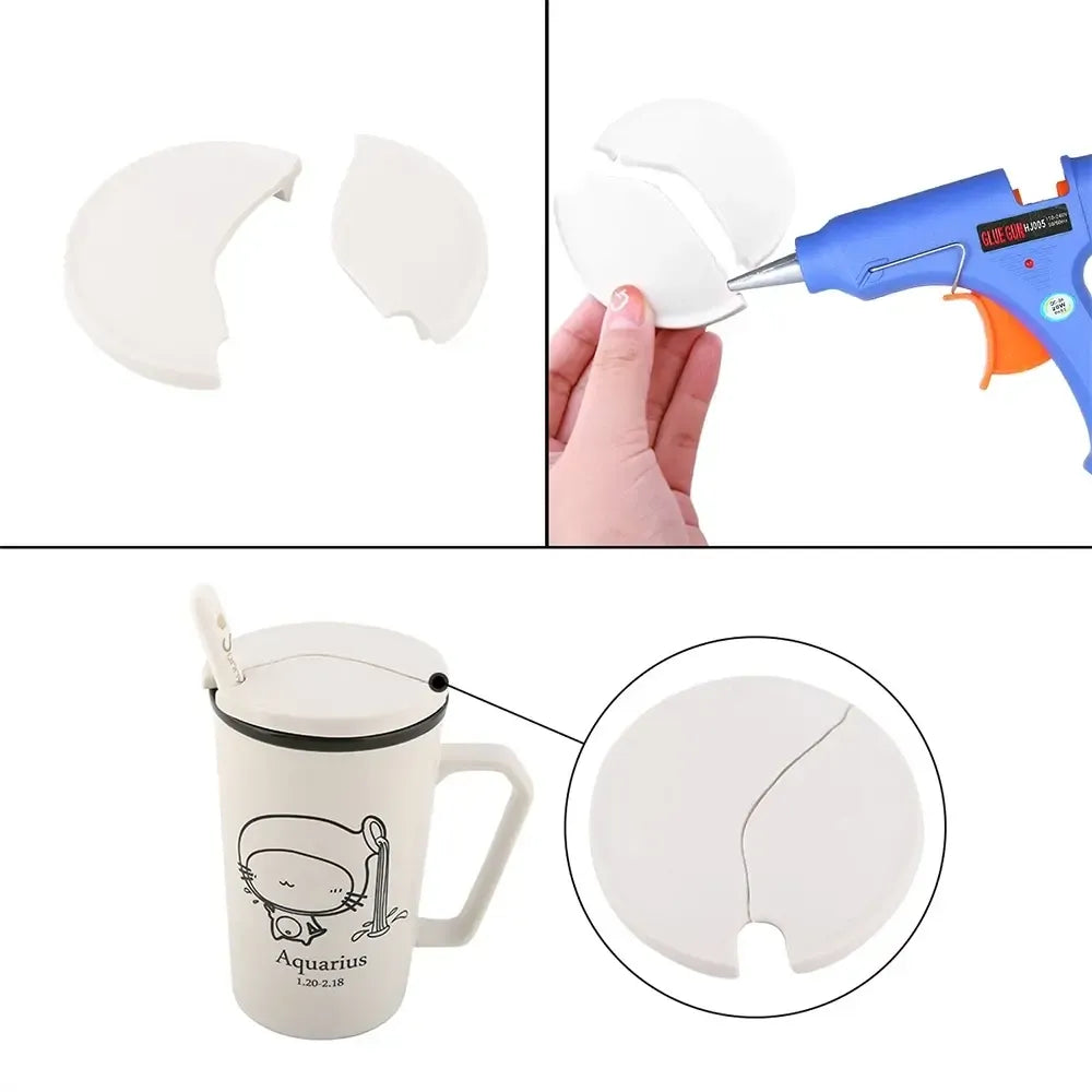 Karštų klijų pistoletas 20W, rankinis įrankis su aiškia antgaliu, skirtas lipdymui ir remonto darbams.