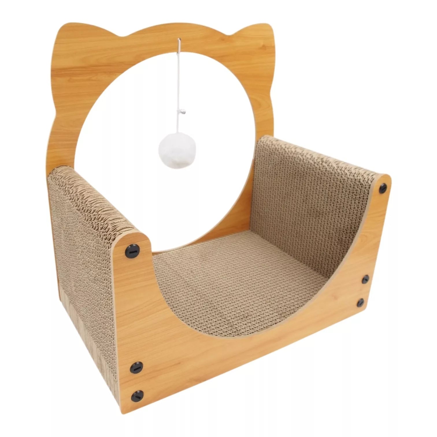 Kartoninė draskyklė katėms 40 x 25 x 40 cm