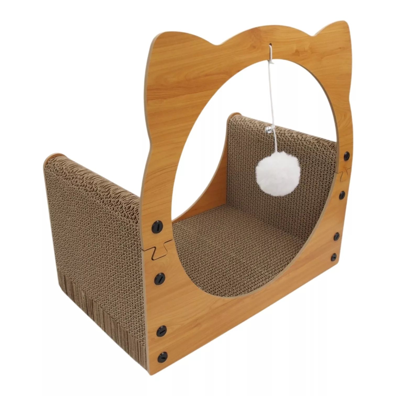 Kartoninė draskyklė katėms 40 x 25 x 40 cm