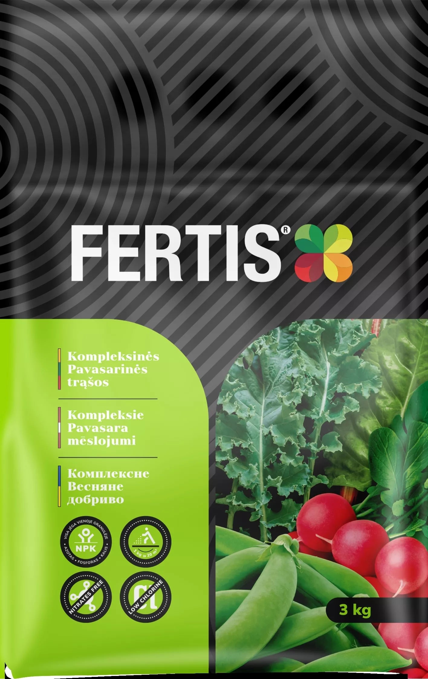 Kompleksinės Pavasarinės trąšos   FERTIS , 3kg