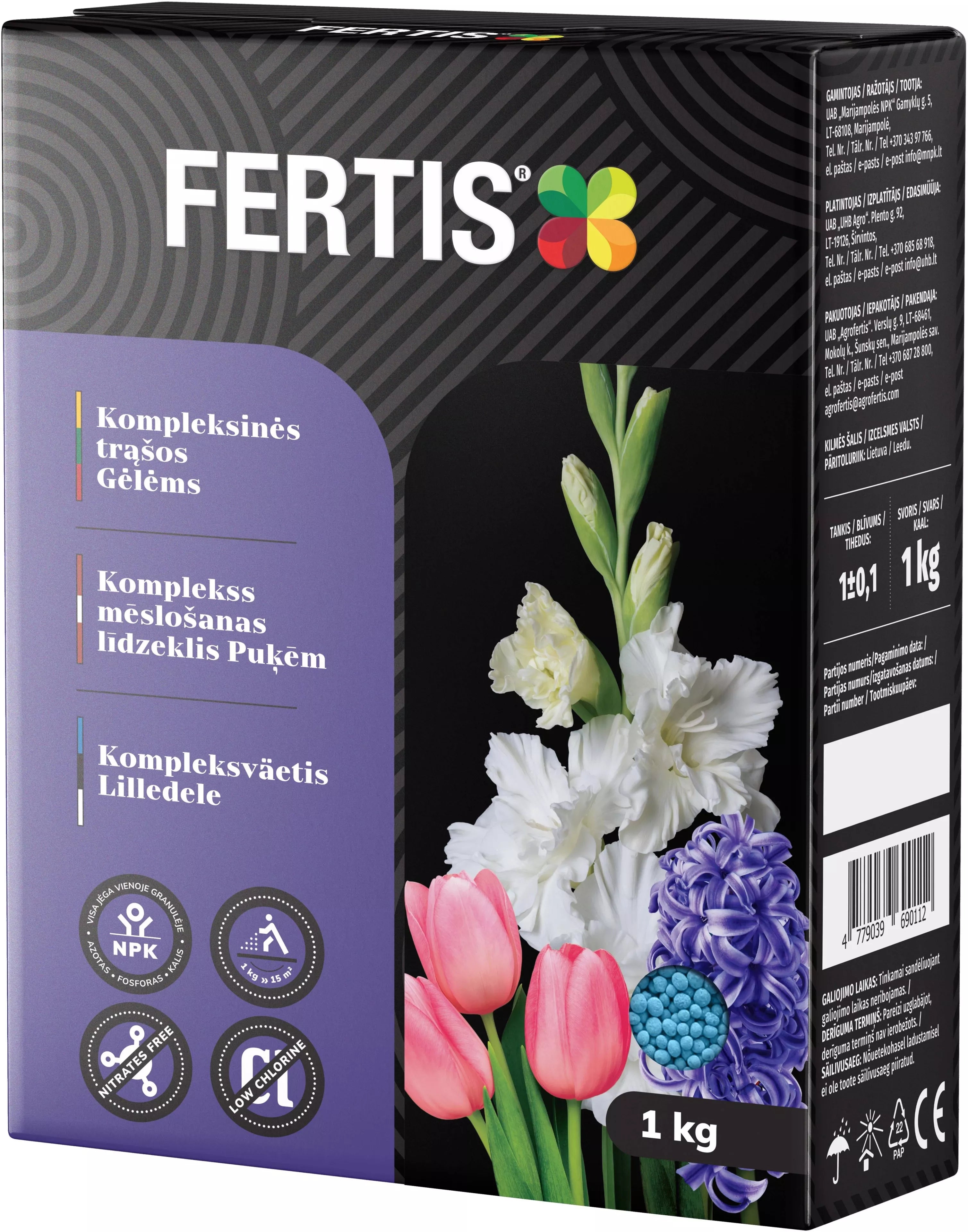 Kompleksinės trąšos Gėlėms FERTIS, 1kg