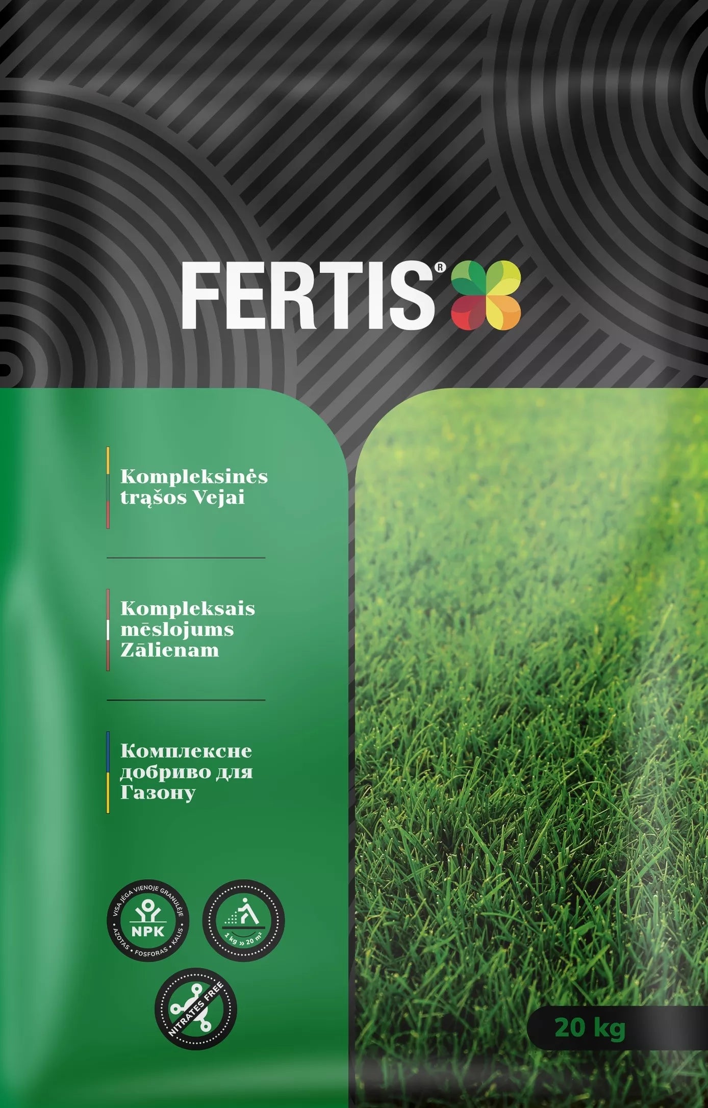 Kompleksinės trąšos Vejai FERTIS, 20kg
