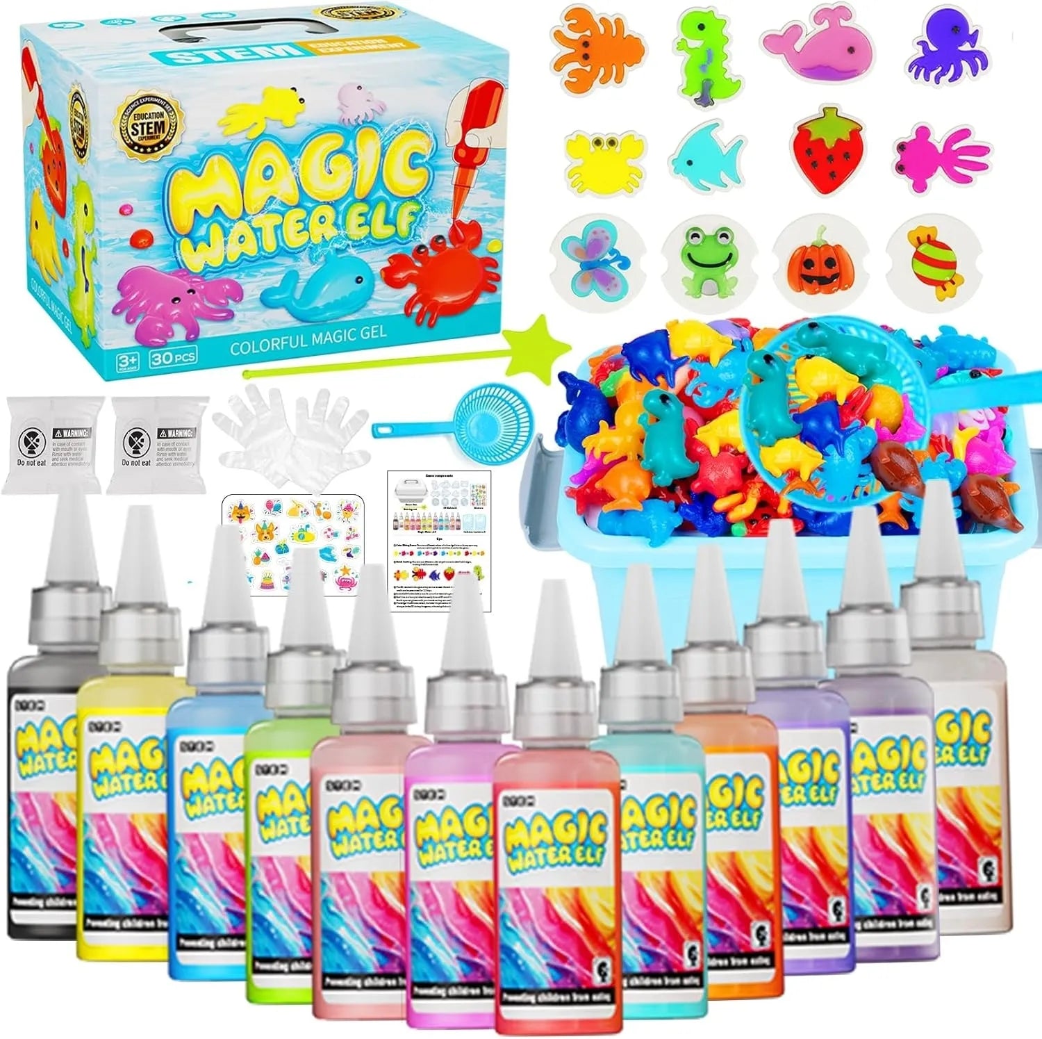 Kūrybinis rinkinys „Magic Water Elf“ – spalvotų figūrėlių gamyba