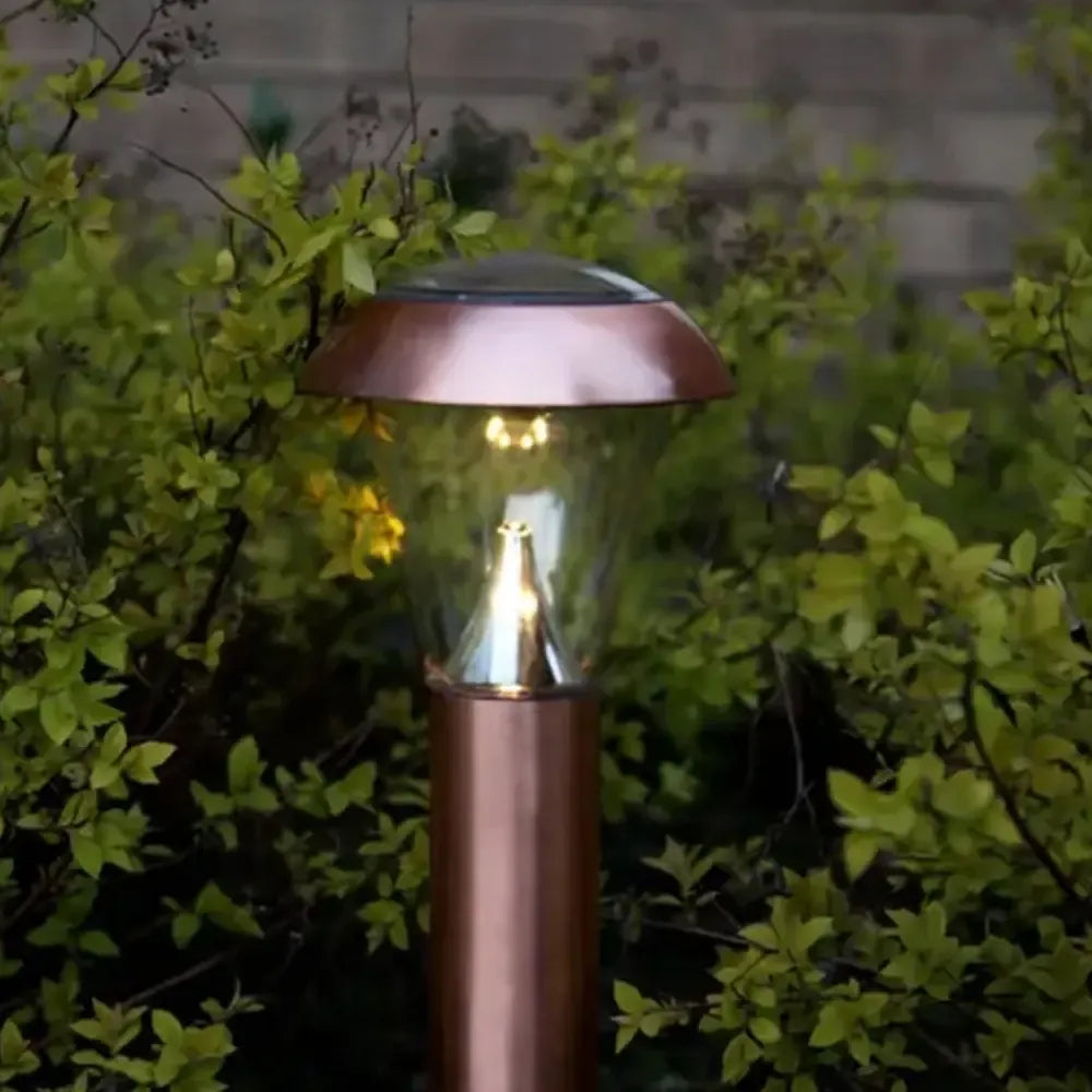 Lauko LED sodo lempa Napoli su saulės baterija, 36 cm, stilingas saulės energijos šviestuvas sodui ir terasai.