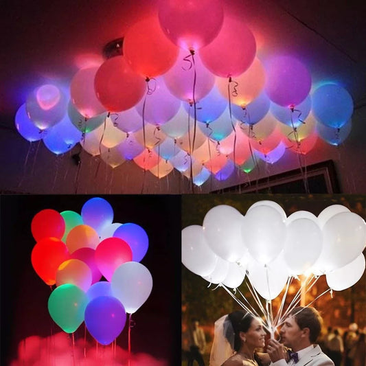 LED balonu lampiņas - Dzeltena