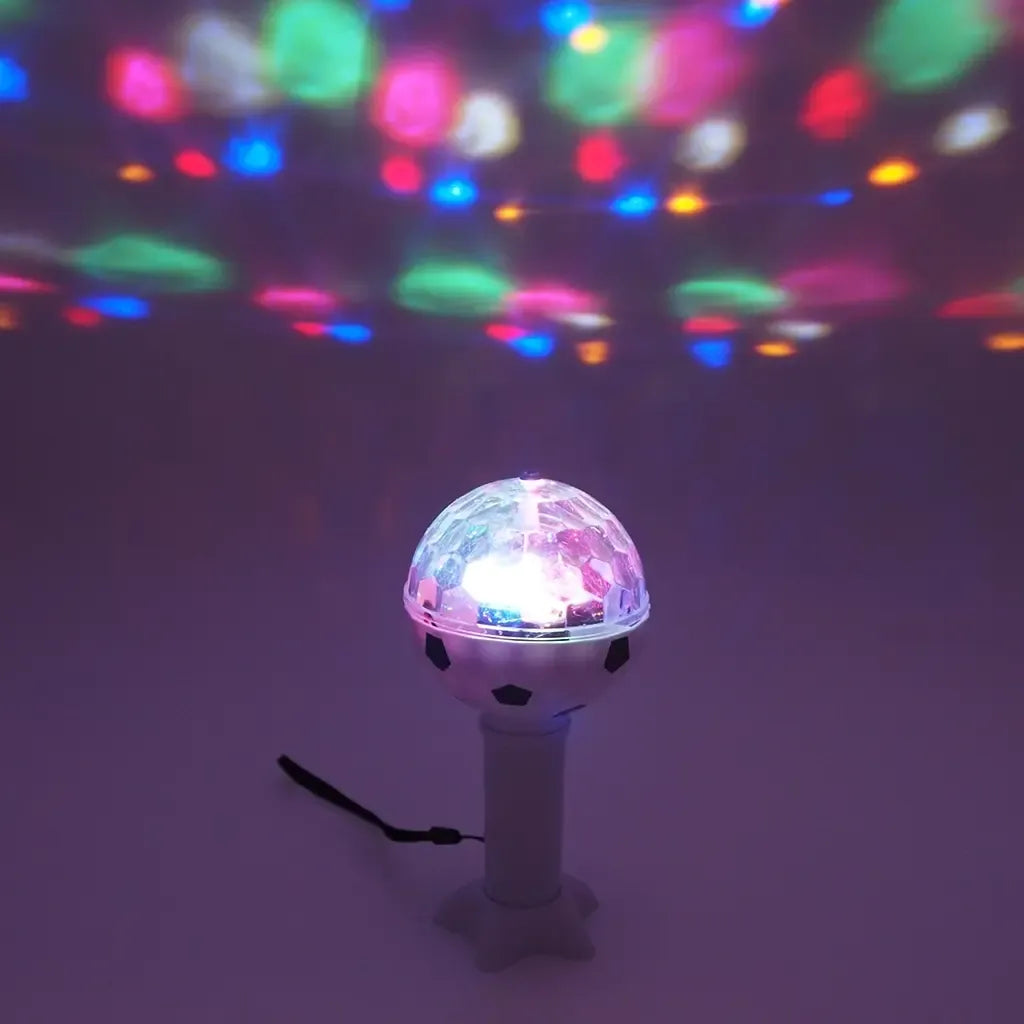 LED disco kamuoliukas nešiojamam vakarėliui su šviesos efektu ir spalvotomis lempomis, skirtas šokių ir šventimo akimirkoms.