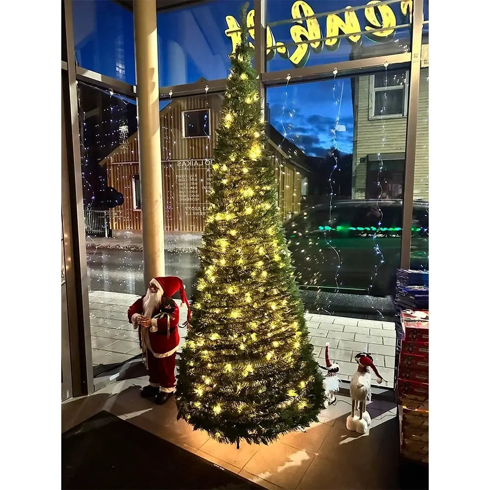Izplešama LED eglīte, 250 cm — izstādes prece